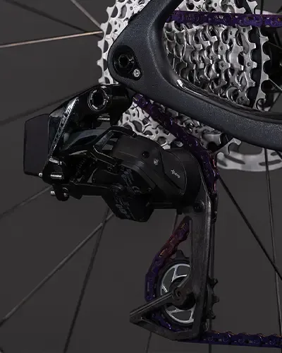 Cube Agree SLX SRAM Force electronic road bike groupset detail