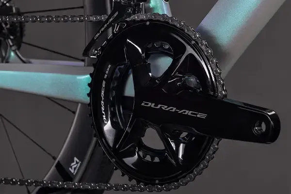 Cube Agree SLT Shimano Dura-Ace chainset detail