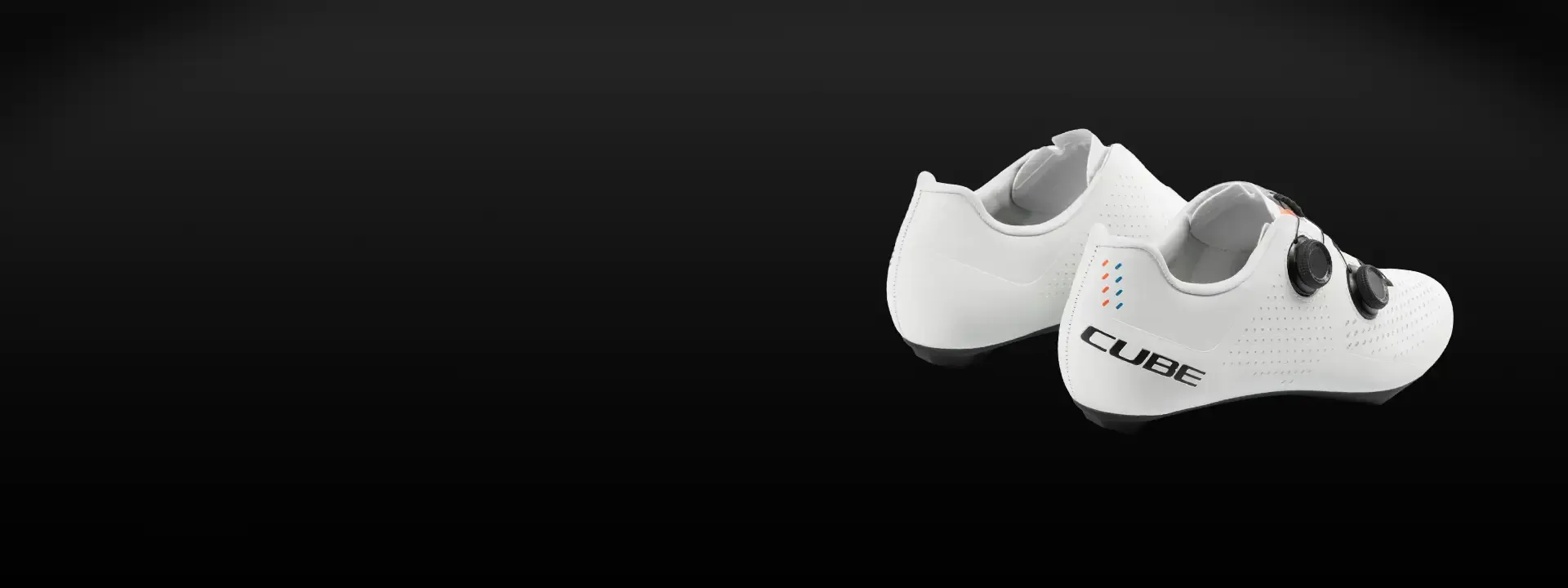 Cube cycling shoes for mountain biking and road cycling