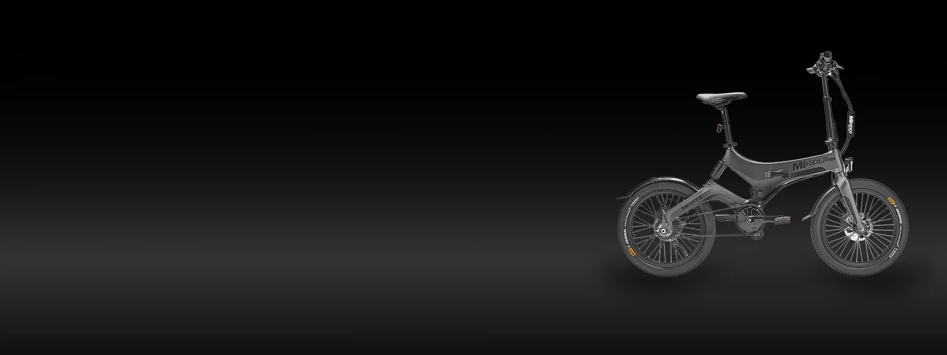 MiRider electric folding bikes designed for compact storage and urban commuting