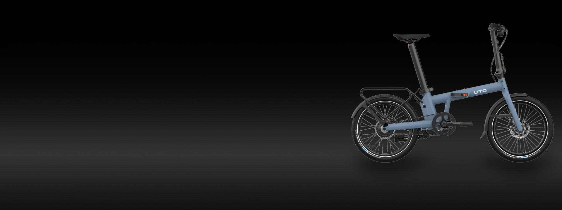 UTO electric folding bikes designed for compact storage and urban commuting