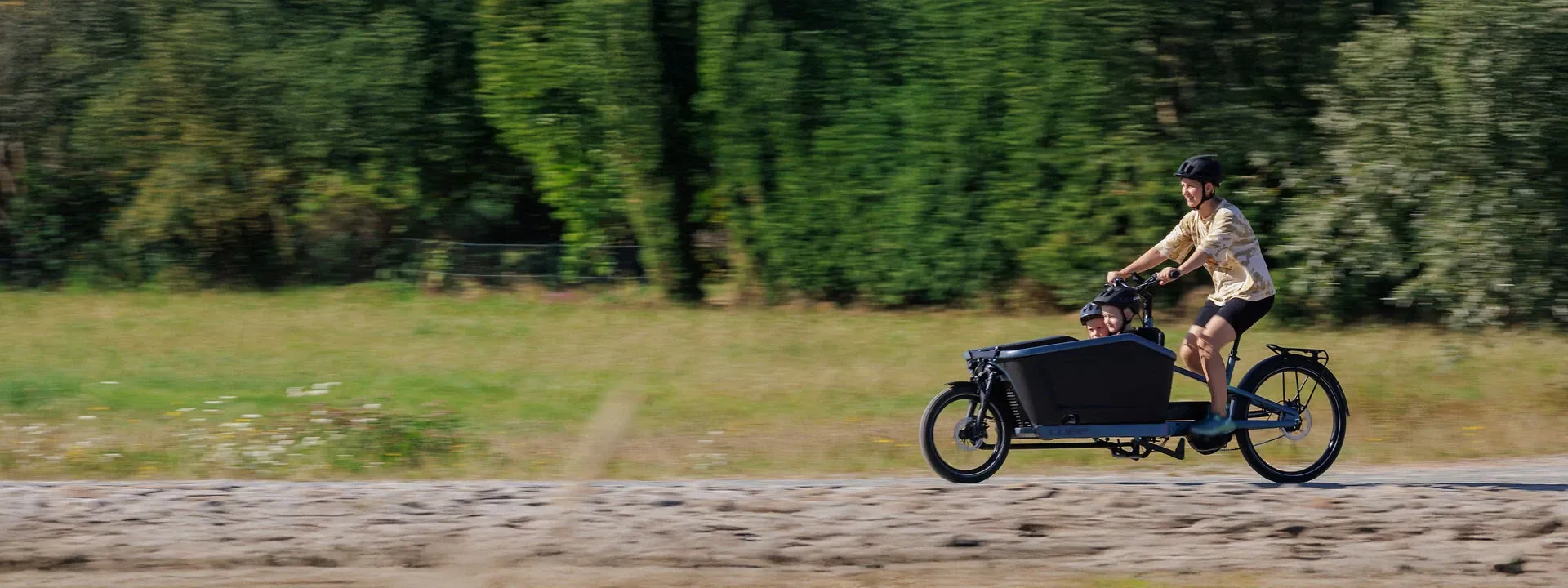 Electric cargo bikes designed for carrying kids, shopping and heavier loads with confidence