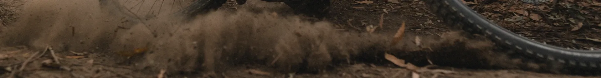 Electrci mountain bike riding through dry grassy terrain