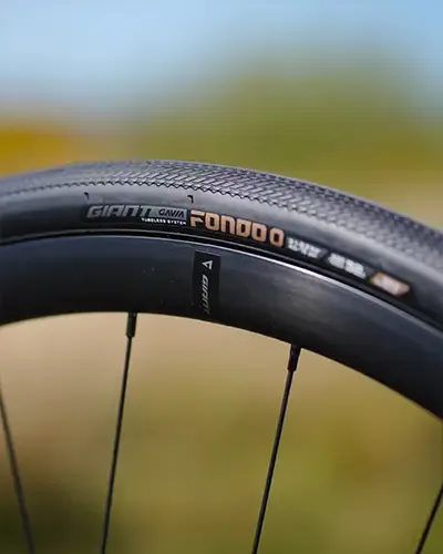 Giant Defy Advanced 1 carbon wheels detail