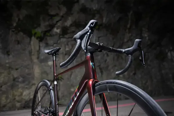 Giant TCR climbing road bike frame detail