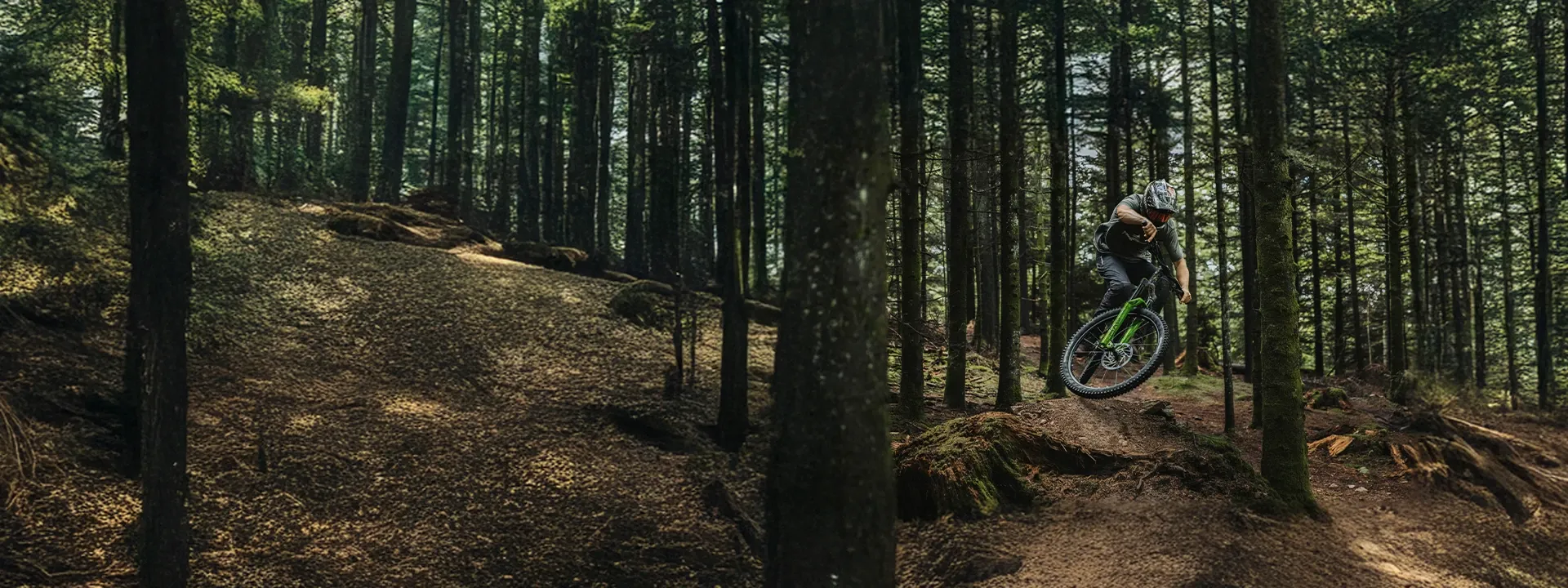 Mullet mountain bike riding technical enduro terrain