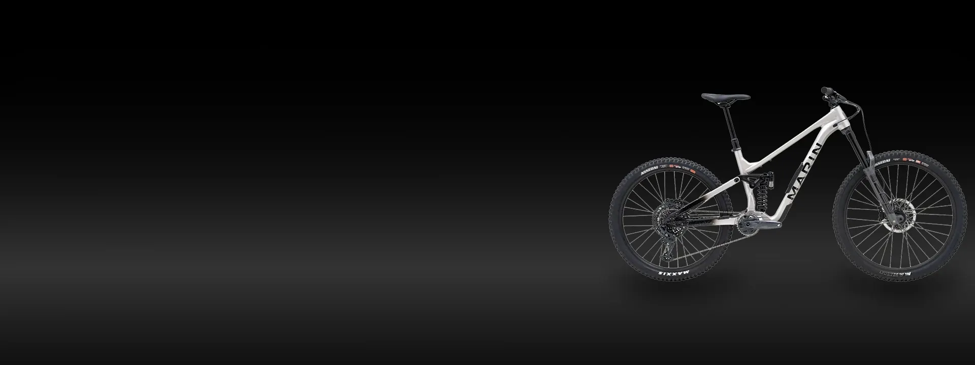 Marin mountain bike on flowy singletrack