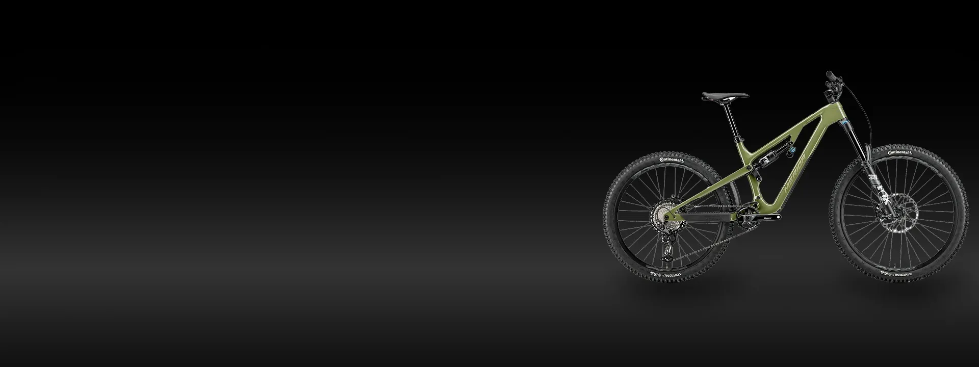 Merida mountain bike riding fast on technical singletrack