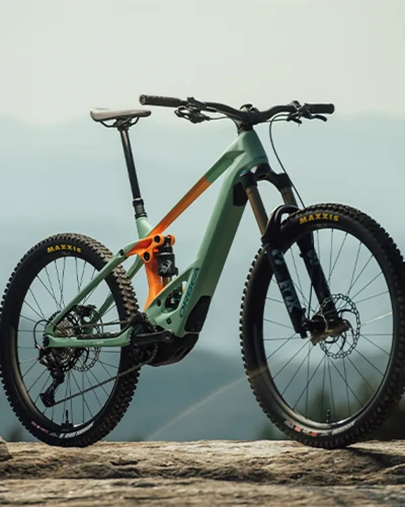 Orbea Wild electric mountain bike side profile
