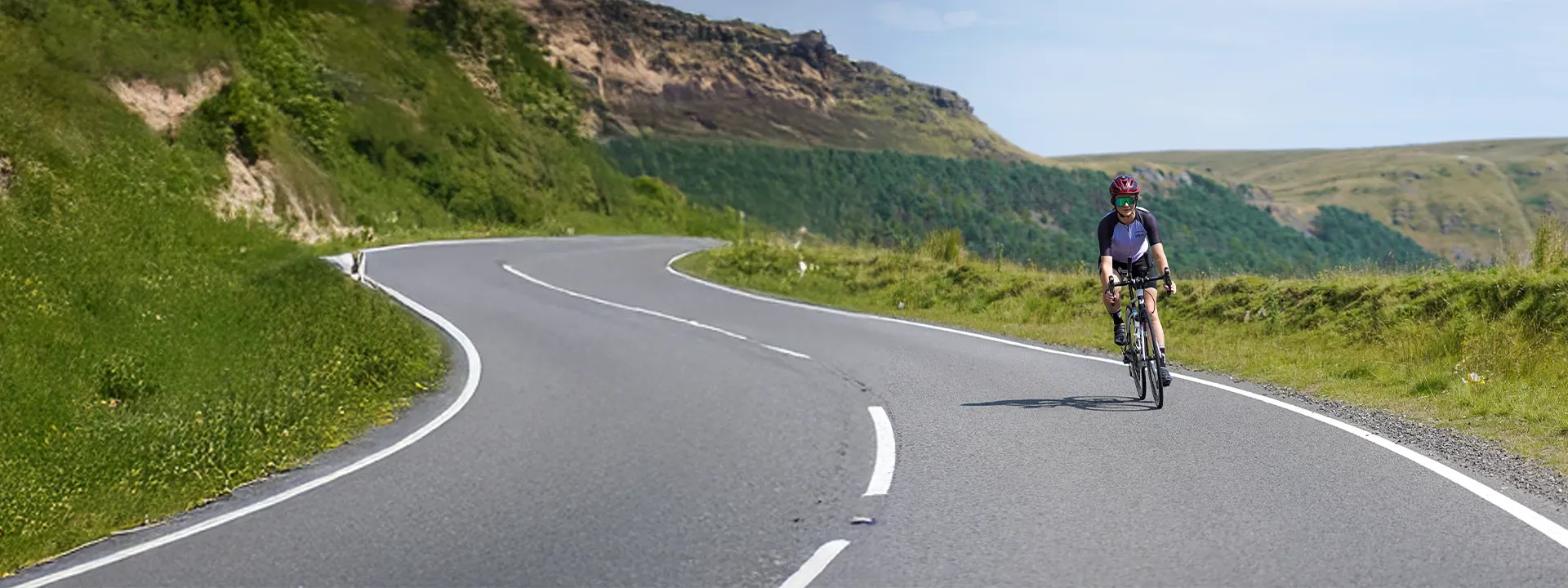 Road bikes lined up for a fast day on smooth tarmac