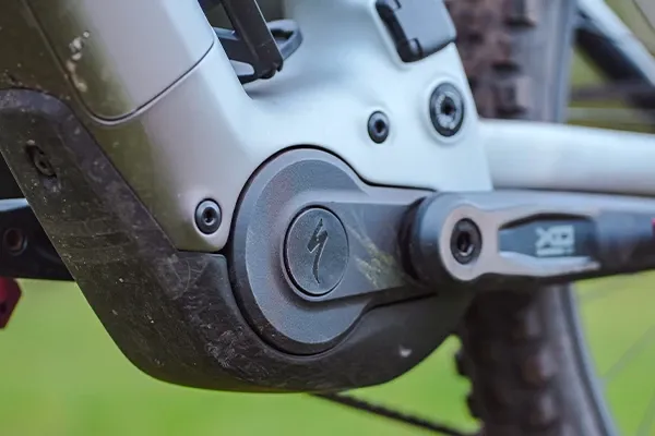 Specialized Levo Evo motor and battery integration detail