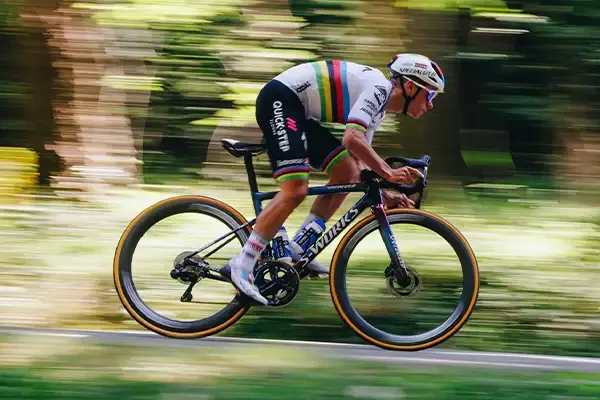 Specialized Tarmac SL8 road bike in action