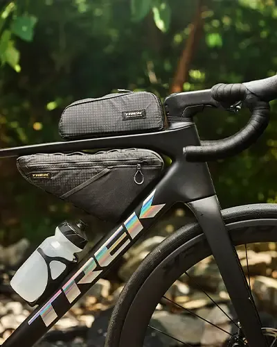 Bag mounts on a Trek Domane