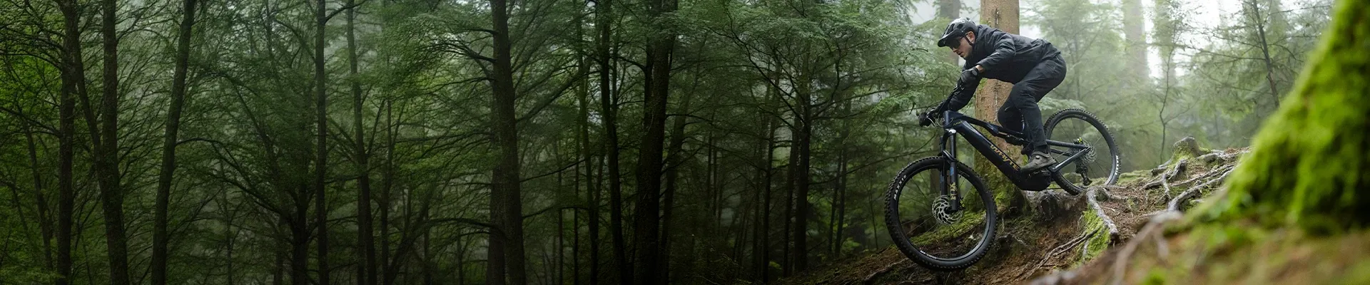 Whyte Kado electric mountain bike riding technical trail terrain