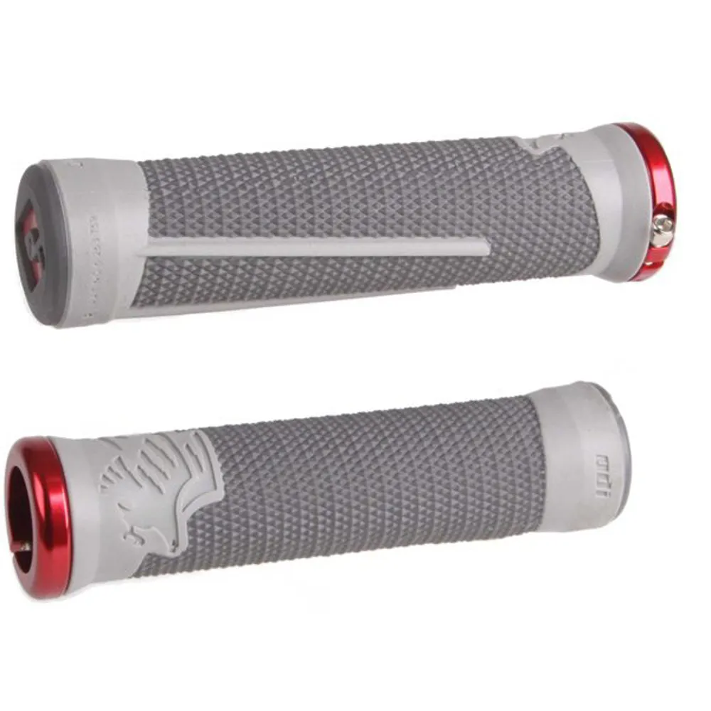 uPRISE Bikes ODI AG2 v2.1 MTB Lock-On Grips - 135mm - Graphite/Grey | Price match, 365 day return s, 18-Month Warranty, Finance Available & Free UK Delivery