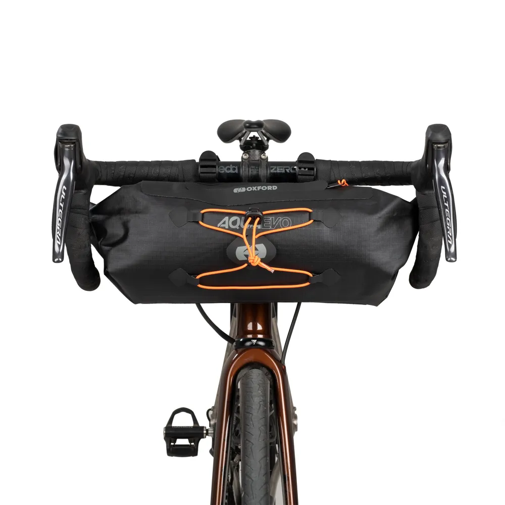 uPRISE Bikes Oxford Aqua Evo Adventure 9 Litre Handlebar Pack - Black | Price match, 365 day return s, 18-Month Warranty, Finance Available & Free UK Delivery