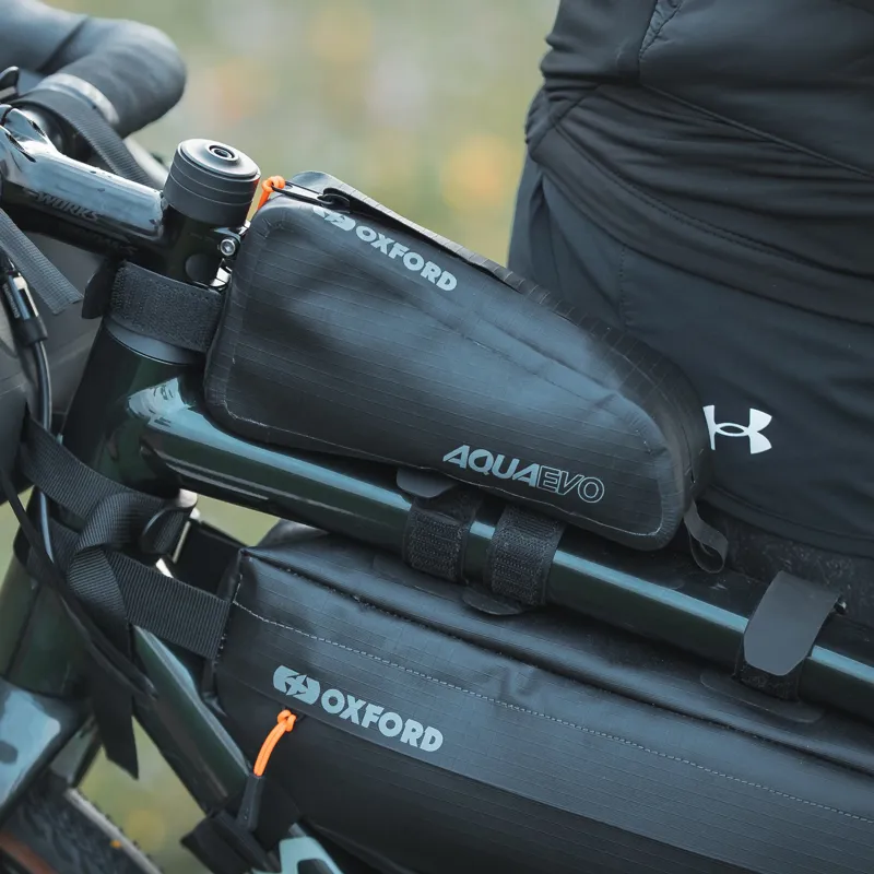 Oxford Aqua Evo Adventure Top Tube Pack - Black-9