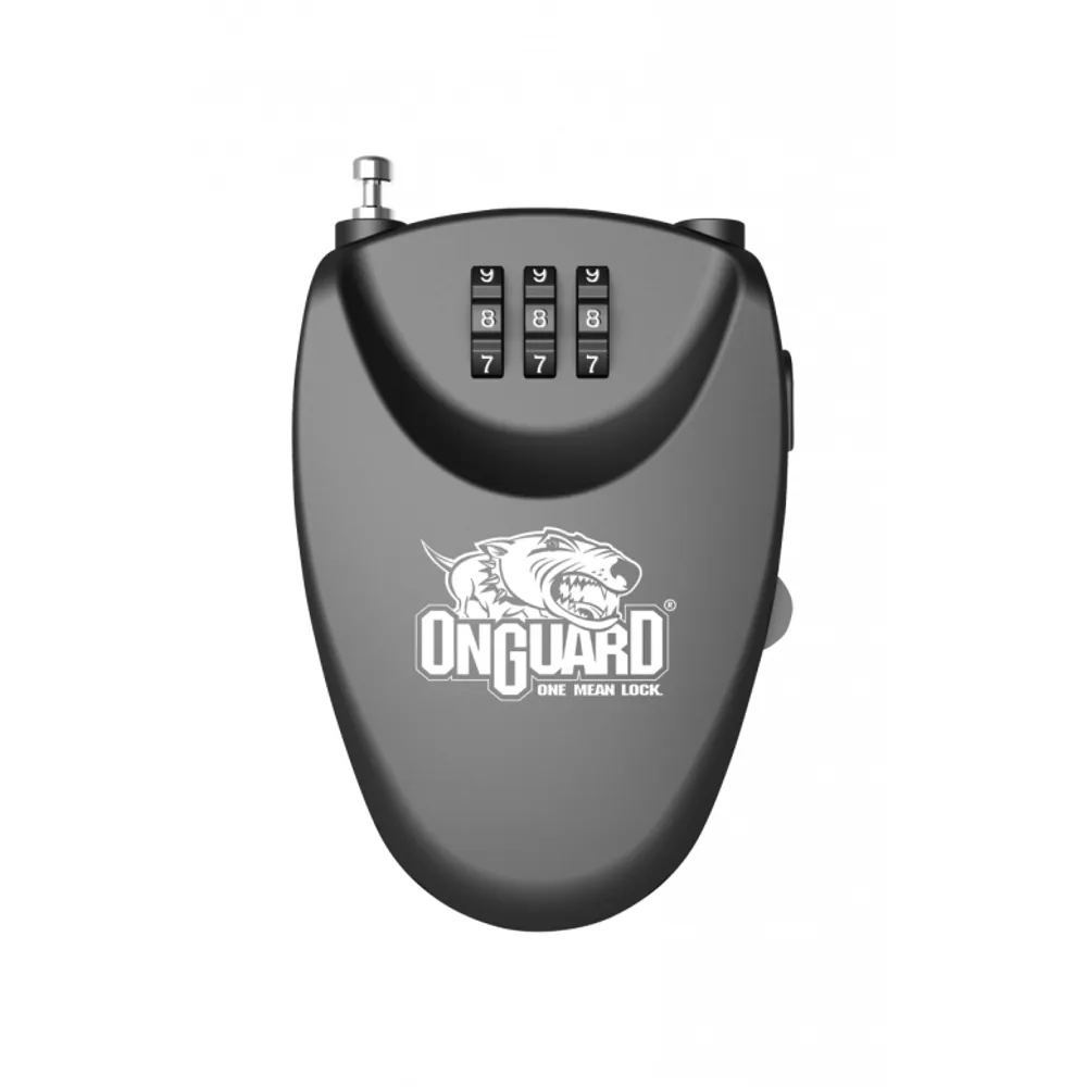 uPRISE Bikes Onguard OnGuard Terrier Roller Combination Cable Lock - 600mm - Black | Price match, 365 day return s, 18-Month Warranty, Finance Available & Free UK Delivery