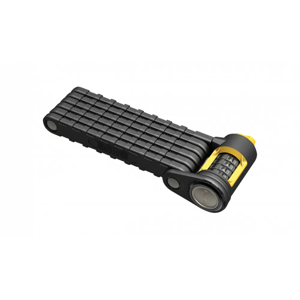 uPRISE Bikes Onguard OnGuard K9 Combination Link Plate Lock - Black/Yellow | Price match, 365 day return s, 18-Month Warranty, Finance Available & Free UK Delivery