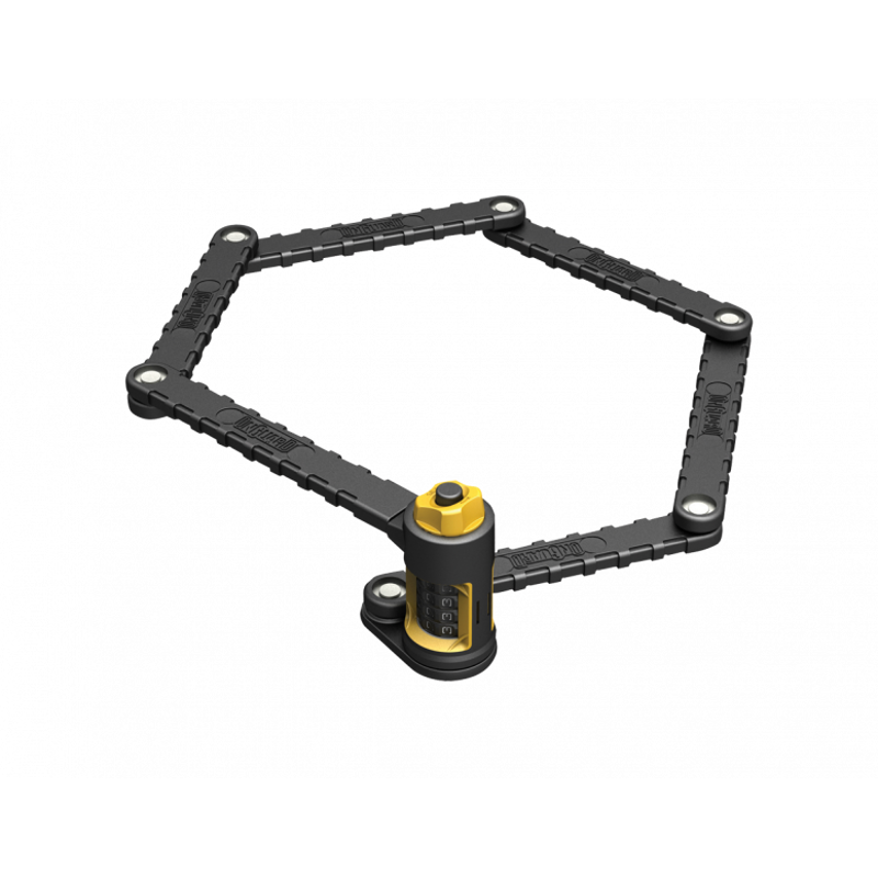 OnGuard K9 Combination Link Plate Lock - Black/Yellow-2