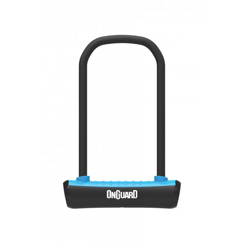 uPRISE Bikes Onguard OnGuard Neon U Lock - Black/Blue - 230 x 115 x 11mm | Price match, 365 day return s, 18-Month Warranty, Finance Available & Free UK Delivery