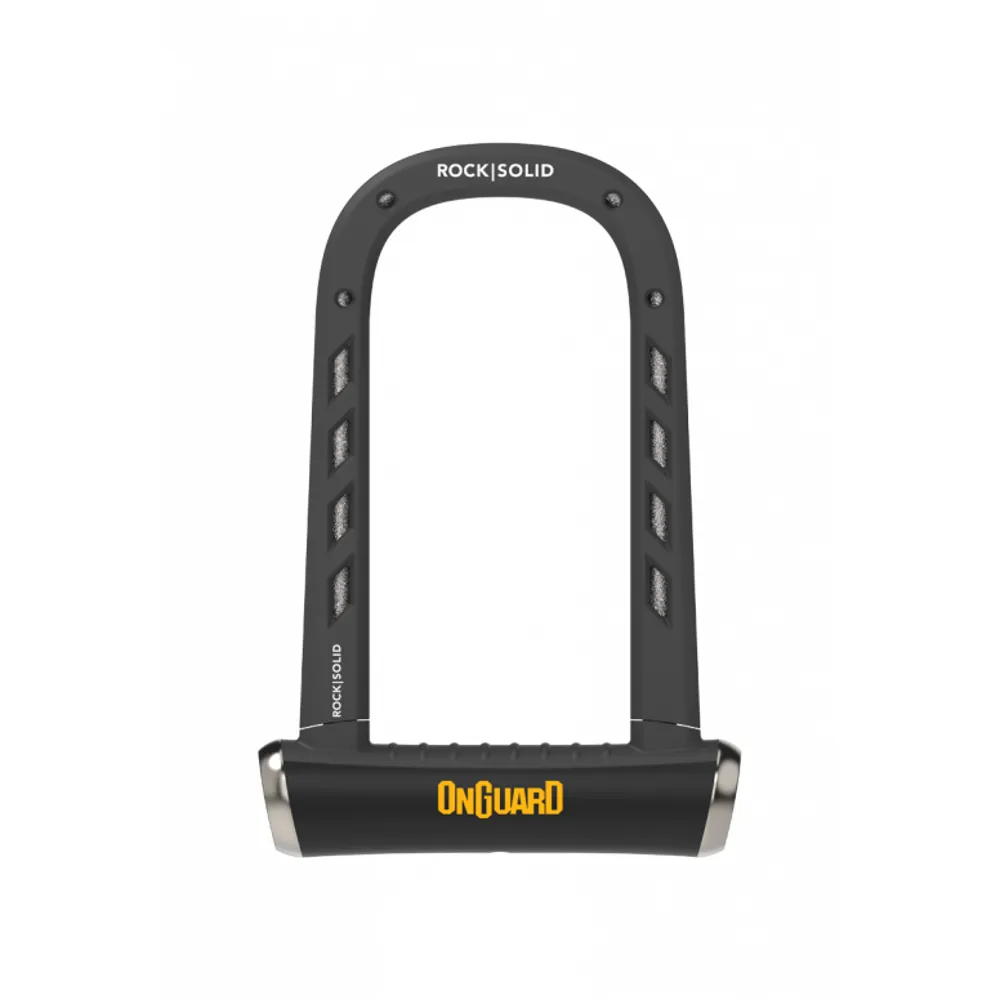 uPRISE Bikes Onguard OnGuard Rocksolid Angle Grinder Resistant U-Lock - Diamond Sold Secure | Price match, 365 day return s, 18-Month Warranty, Finance Available & Free UK Delivery