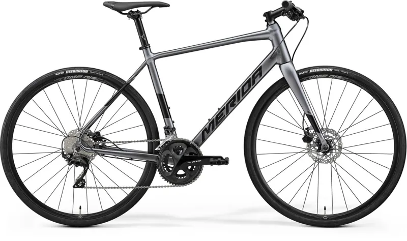 Merida Speeder 400 Flat Bar Road Bike Anthracite Black