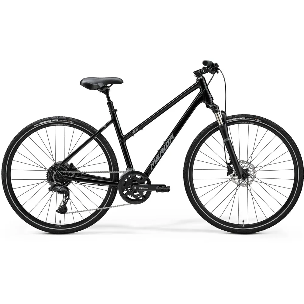 uPRISE Bikes Merida Crossway 300 Women's 2024 Hybrid Bike - Black | Price match, 365 day return s, 18-Month Warranty, Finance Available & Free UK Delivery