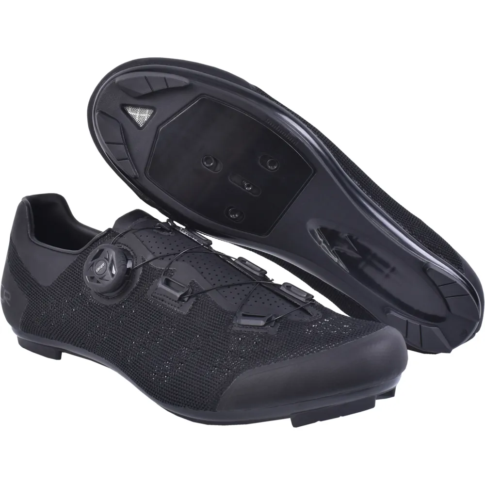 uPRISE Bikes Flr Shoes FLR F11 XD-Knit Pro Road Race Shoes - Black | Price match, 365 day return s, 18-Month Warranty, Finance Available & Free UK Delivery
