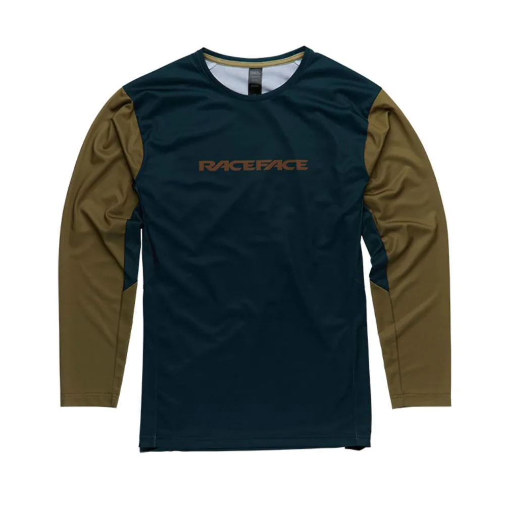 uPRISE Bikes Race Face Indy Men's Long Sleeve MTB Jersey - Pine | Price match, 365 day return s, 18-Month Warranty, Finance Available & Free UK Delivery