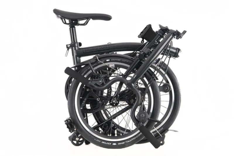 Brompton P Line 4 Speed Mid Bar 2026 Folding Bike - Midnight Black 54T-3