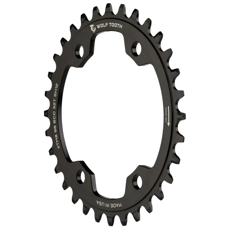 Wolf Tooth 96 BCD Shimano XT M8000 / SLX M7000 Drop Stop A Chainring-5