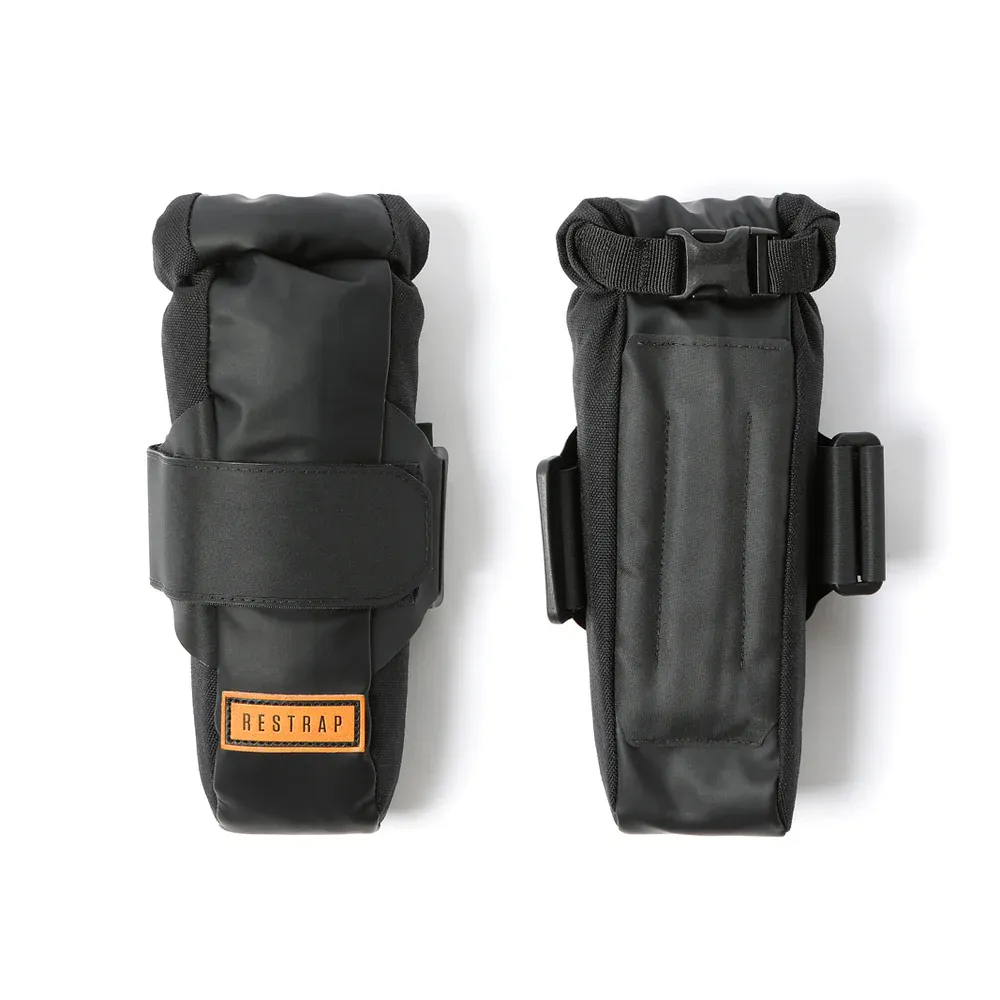 uPRISE Bikes Restrap Downtube Bag - 1.2 Litres - Black | Price match, 365 day return s, 18-Month Warranty, Finance Available & Free UK Delivery