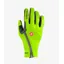 Castelli Mortirolo Men's Long Finger Windproof Gloves - Electric Lime
