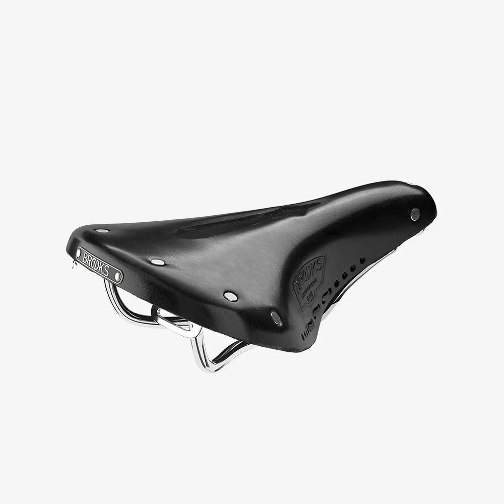 uPRISE Bikes Brooks B17 Carved Short Ladies Saddle - 176mm - Black | Price match, 365 day return s, 18-Month Warranty, Finance Available & Free UK Delivery
