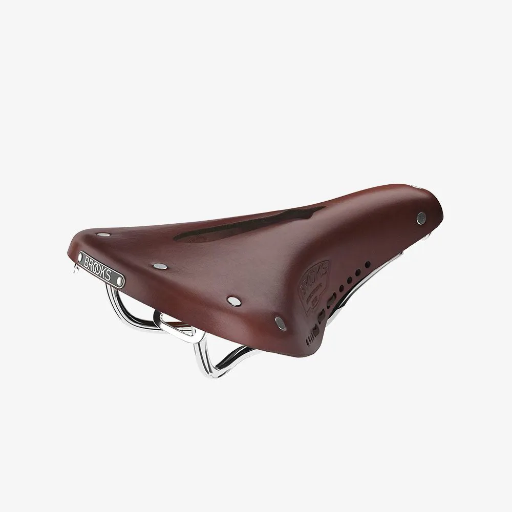 uPRISE Bikes Brooks B17 Carved Short Ladies Saddle - 176mm - Brown | Price match, 365 day return s, 18-Month Warranty, Finance Available & Free UK Delivery