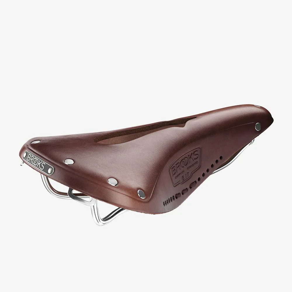 uPRISE Bikes Brooks B17 Carved Saddle - 175mm - Brown | Price match, 365 day return s, 18-Month Warranty, Finance Available & Free UK Delivery