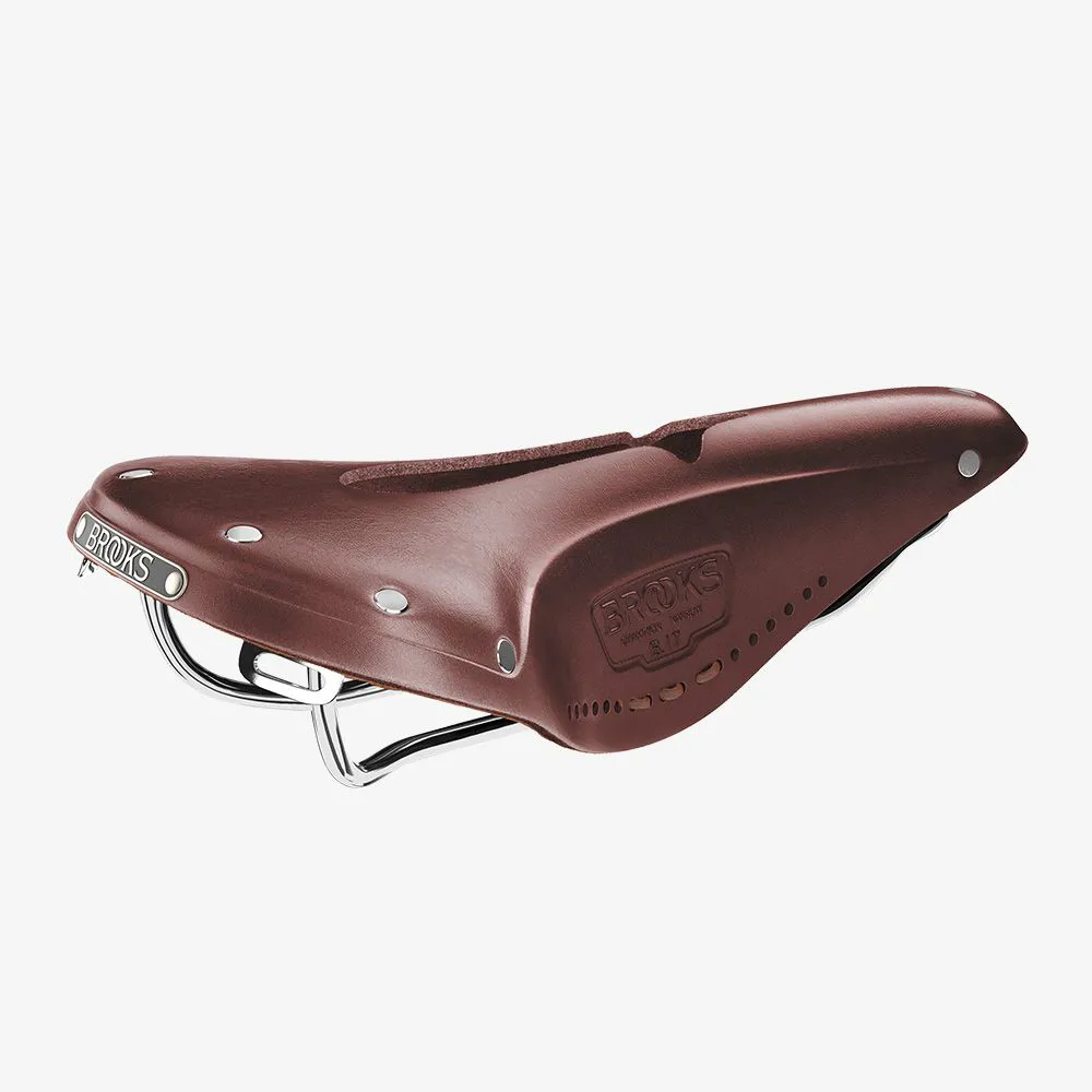 uPRISE Bikes Brooks B17 Narrow Carved Saddle - 155mm - Brown | Price match, 365 day return s, 18-Month Warranty, Finance Available & Free UK Delivery