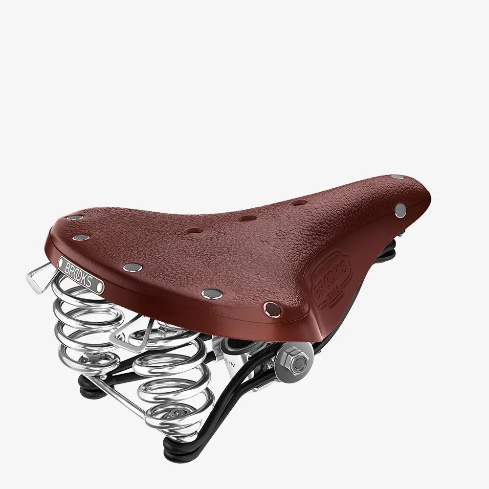 uPRISE Bikes Brooks B66 Short Saddle - 205mm - Brown | Price match, 365 day return s, 18-Month Warranty, Finance Available & Free UK Delivery
