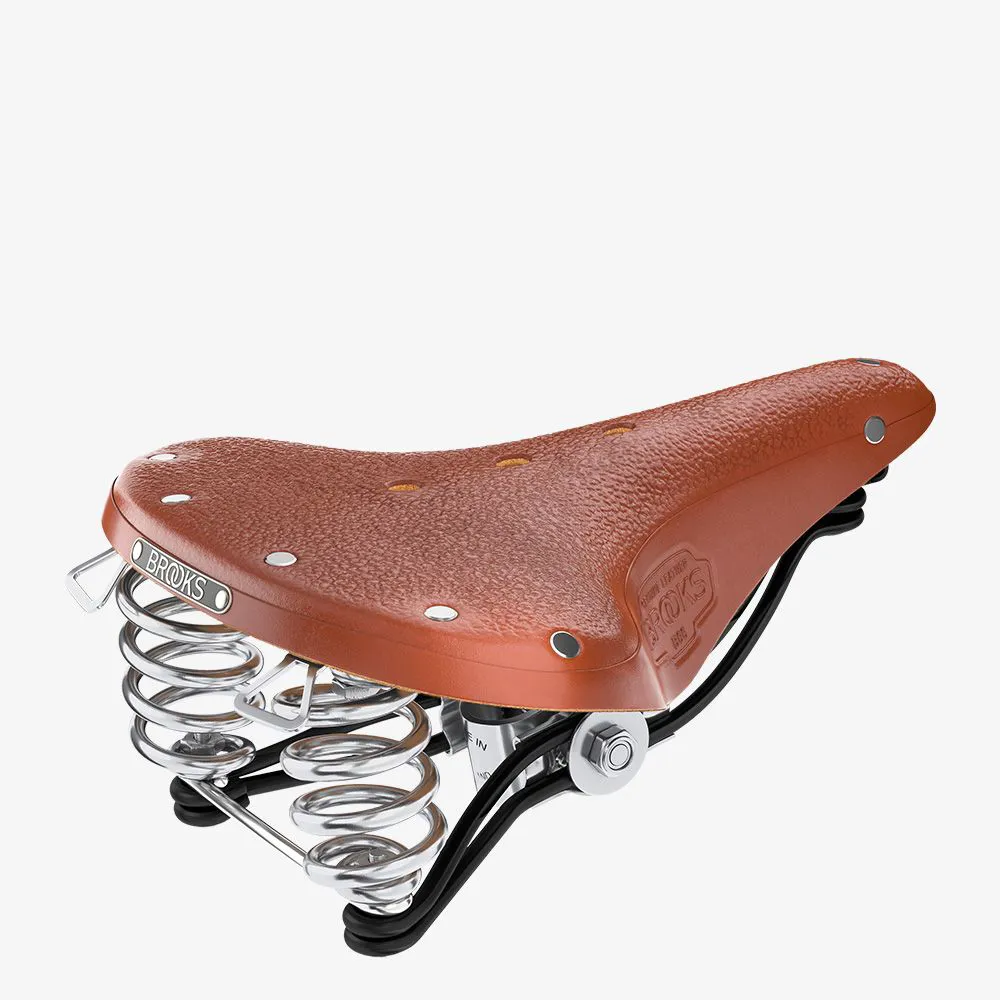 uPRISE Bikes Brooks B66 Saddle - 210mm - Honey | Price match, 365 day return s, 18-Month Warranty, Finance Available & Free UK Delivery