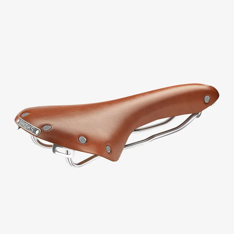 Brooks B15 Swallow Chrome Saddle - 153mm - Honey