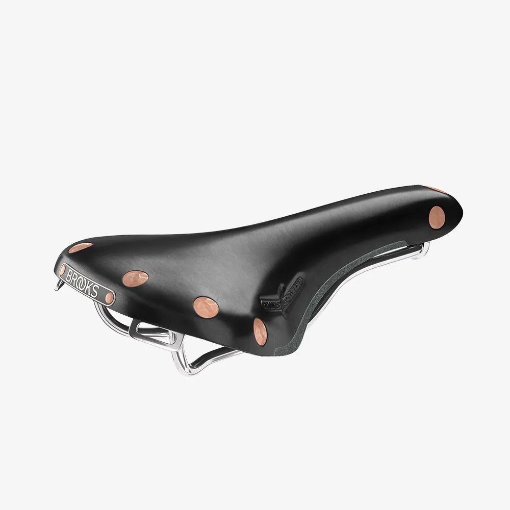 uPRISE Bikes Brooks Swift Chrome Saddle - 150mm - Black | Price match, 365 day return s, 18-Month Warranty, Finance Available & Free UK Delivery