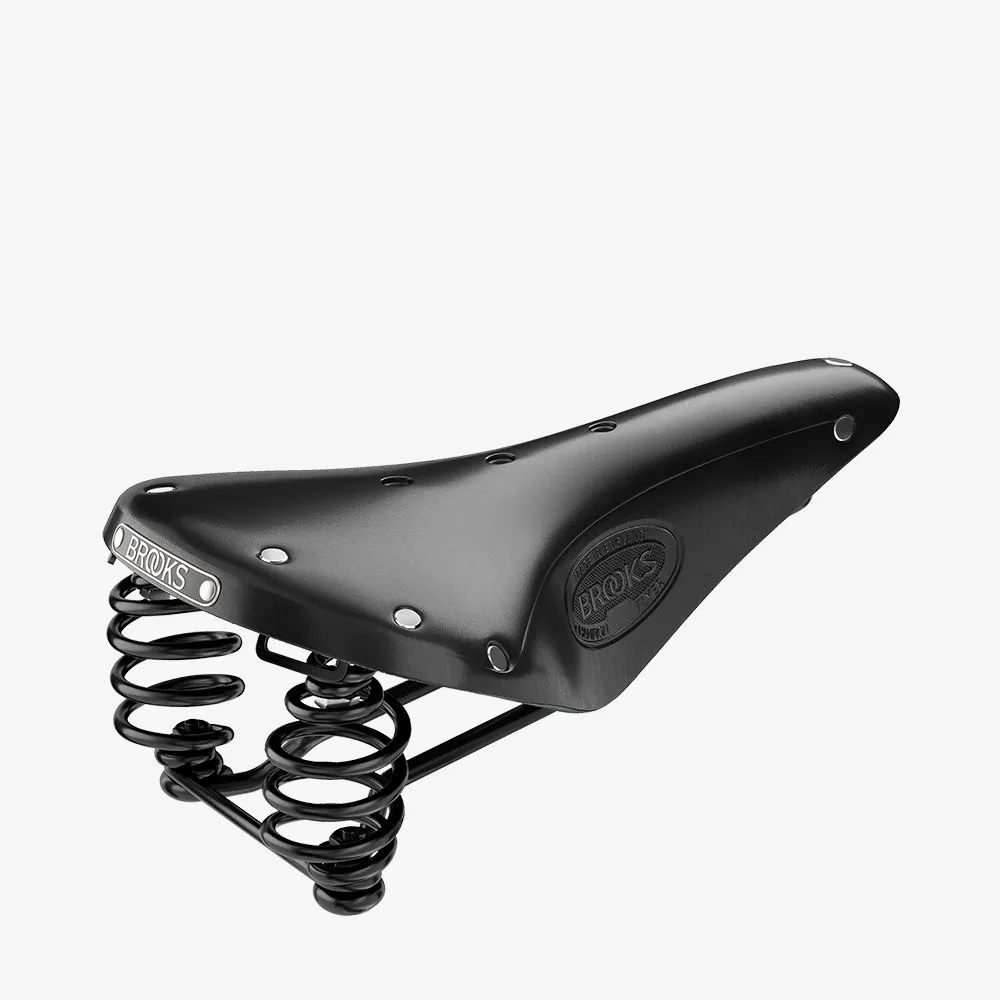 uPRISE Bikes Brooks Flyer Saddle - 175mm - Black | Price match, 365 day return s, 18-Month Warranty, Finance Available & Free UK Delivery