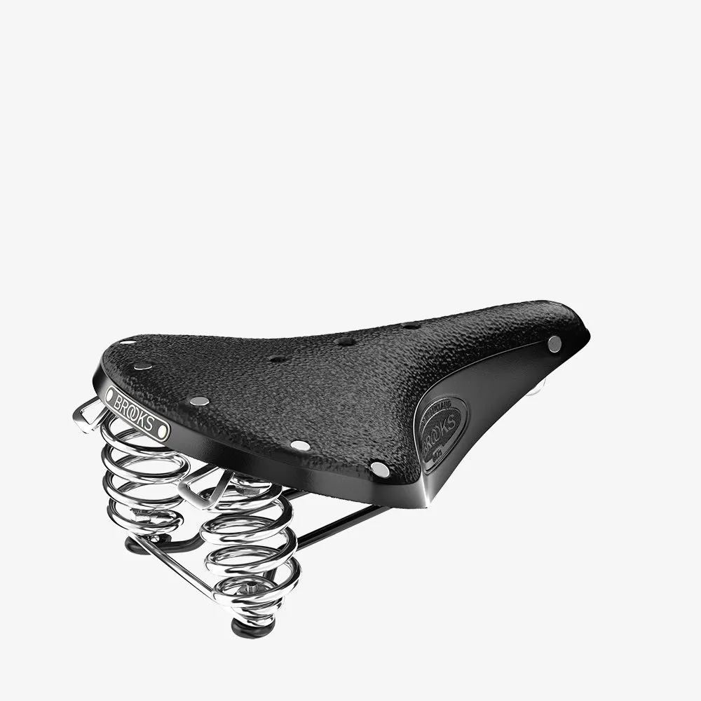 uPRISE Bikes Brooks B67 Short Ladies Saddle - 210mm - Black | Price match, 365 day return s, 18-Month Warranty, Finance Available & Free UK Delivery