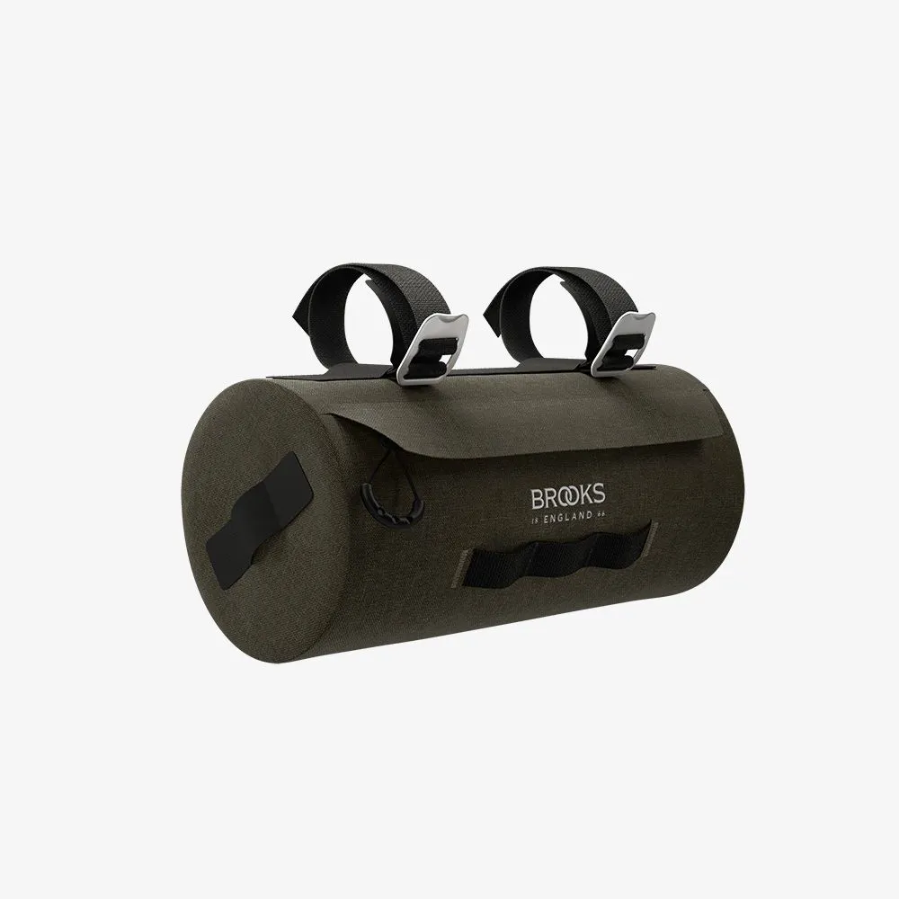 uPRISE Bikes Brooks Scape Handlebar Pouch - 3L - Mud Green | Price match, 365 day return s, 18-Month Warranty, Finance Available & Free UK Delivery