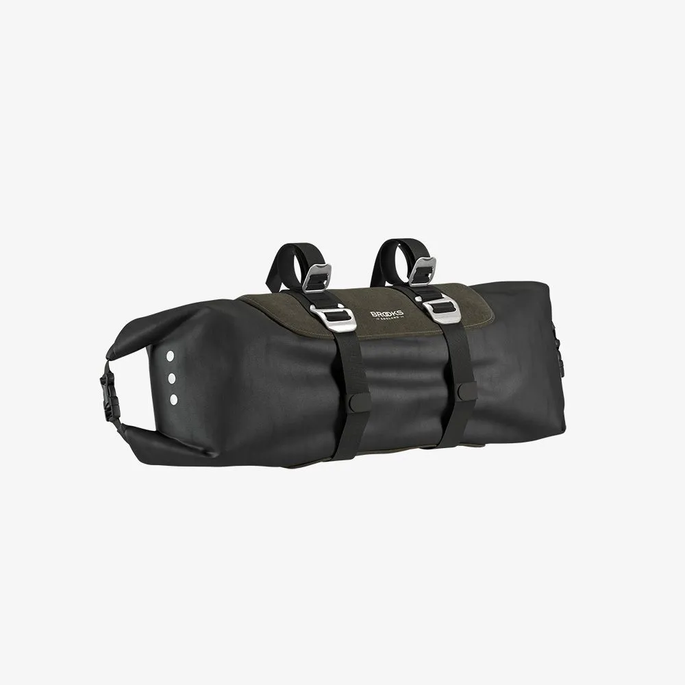 uPRISE Bikes Brooks Scape Handlebar Roll - 10L - Mud Green | Price match, 365 day return s, 18-Month Warranty, Finance Available & Free UK Delivery
