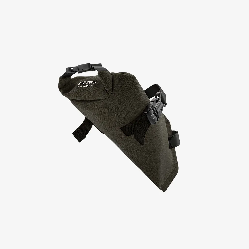 uPRISE Bikes Brooks Scape Saddle Roll Bag - 1.5L - Mud Green | Price match, 365 day return s, 18-Month Warranty, Finance Available & Free UK Delivery