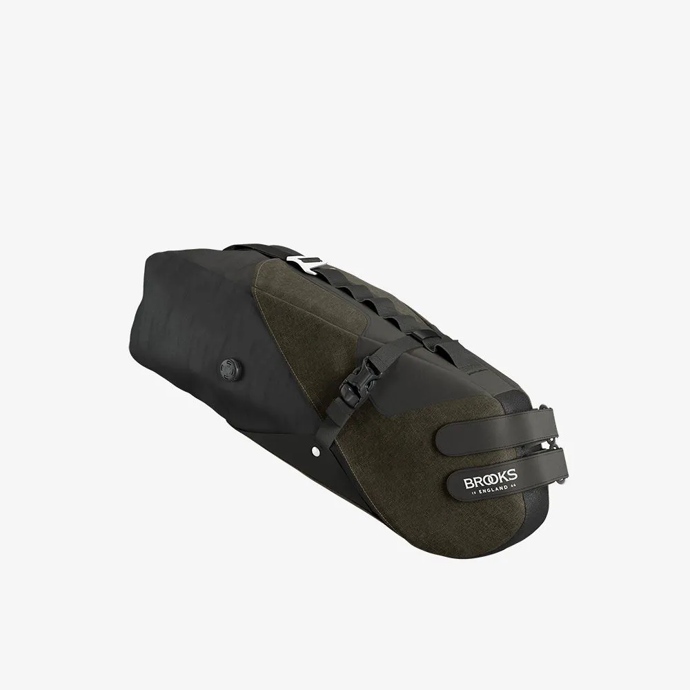 uPRISE Bikes Brooks Scape Seat Bag - 8L - Mud Green | Price match, 365 day return s, 18-Month Warranty, Finance Available & Free UK Delivery