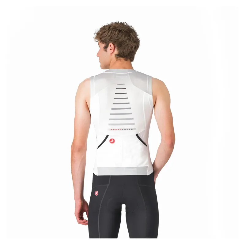 Castelli Free Speed 3 Men's Top - White/Silver Grey-1
