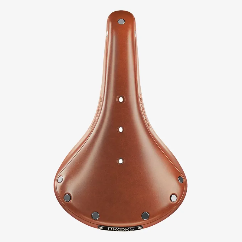 Brooks B17 Saddle - Steel Rails - 175mm - Honey-1